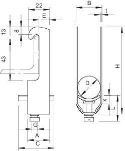 OBO 2056W 16 FT Bügelschelle 12-16mm St 