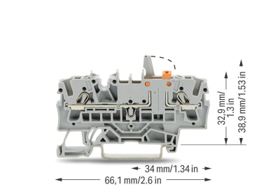 WAGO 2002-1671/401-000 2-Leiter-Trenn- 