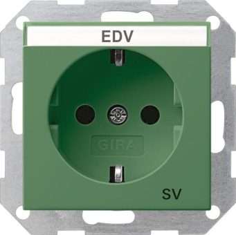 GIRA 047202 SCHUKO BSF SV System 55 Grün 