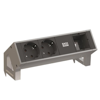 Bachmann DESK2 2xSchuko 1xABD    902.403 