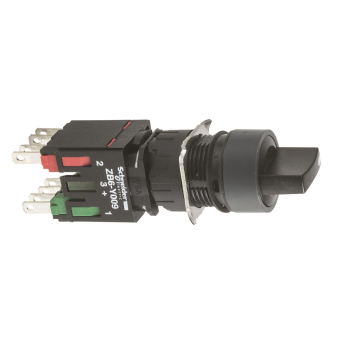 Schneider Wahlschalter 1S rund XB6AD221B 