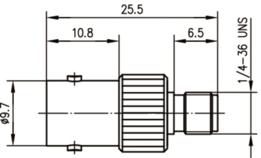 TEGA Adapter BNC-SMA         J01008A0019 