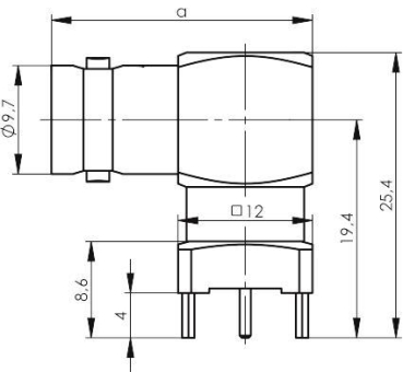 TEGA BNC-Winkelbuchse        J01003A0018 