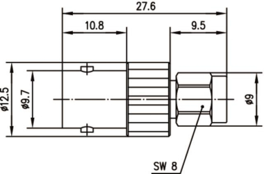 TEGA Adapter BNC-SMA         J01008A0025 