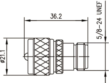 TEGA Adapter UHF-N           J01043A0831 