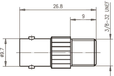 TG ADAPTER BNC-F (F-F)       J01008A0021 
