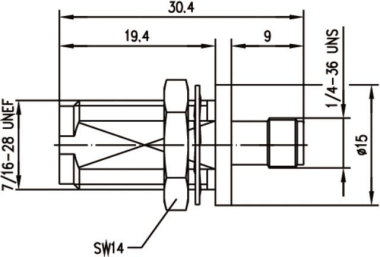 TG Adapter TNC-SMA (F-F) 50  J01019A0028 