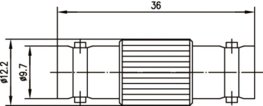 TG BNC-Kupplung 50 Ohm UG    J01004A0618 