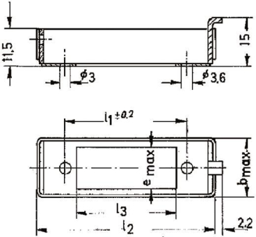 TEGA Einbauriegelwanne 16/20   100001351 