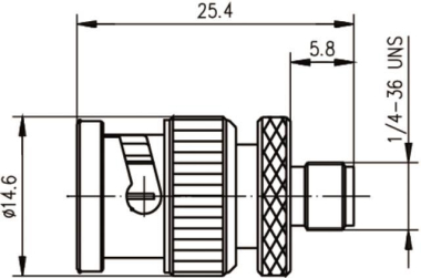 TEGA Adapter BNC-SMA         J01008A0017 