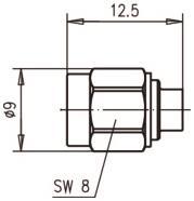 TEGA SMA-Kabelstecker        J01150A0121 
