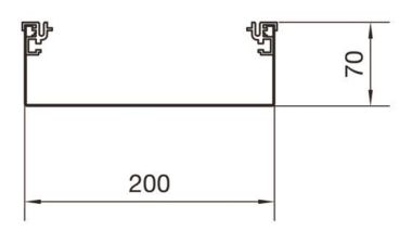 Hager Aufbodenkanal-Unterteil AKU2000702 