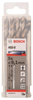 Bosch 5Metallbohrer HSS-G DIN 2608585515 