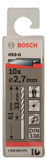 Bosch 10Metallbohrer HSS-G    2608585479 