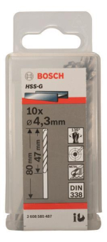 Bosch 10Metallbohrer HSS-G    2608585487 