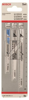 Bosch Stichsägeblatt-Set 3tlg 2607010516 