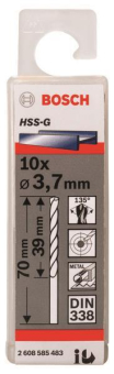 Bosch 10Metallbohrer HSS-G    2608585483 