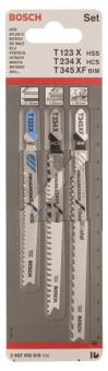 Bosch Stichsägeblatt-Set, 3-  2607010515 