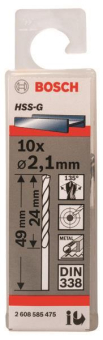 Bosch 10Metallbohrer HSS-G    2608585475 
