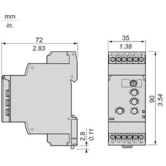 GS STROMWÄCHTER 0,15-15A 24-  RM35JA32MW 