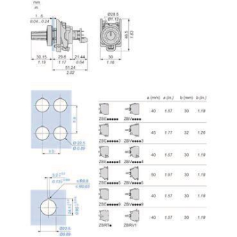Schneider Potentiometer     XB4BD912R10K 
