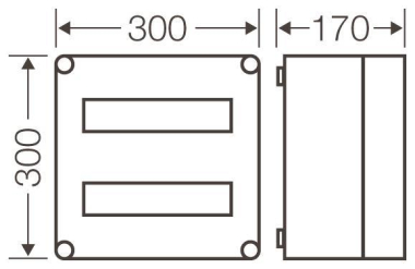 HENS Mi-Automatengehäuse 24TE     MI1225 