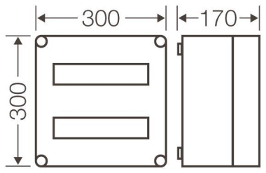 HENS Mi-Automatengehäuse 24TE     MI1225 