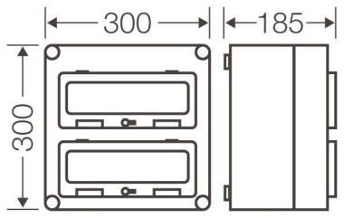 HENS Mi-Automatengehäuse 24TE    Mi 1227 