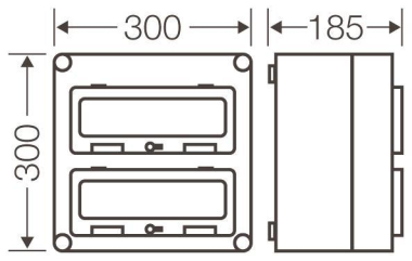 HENS Mi-Automatengehäuse 24TE    Mi 1227 
