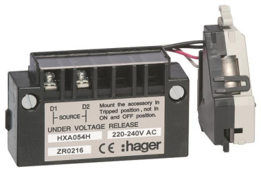 Hager Unterspannungausloser      HXA054H 