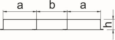 OBO S3 35038 Unterflurkanal 3-zügig 