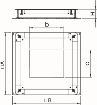 OBO UGD 350-3 9 Unterflur-Gerätedose 
