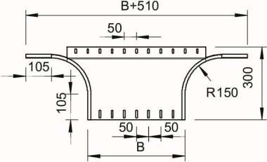 OBO RAA 650 FS Anbau-Abzweigstück runde 