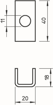 OBO DS 4 A2 Distanzstück zum Einsatz in 
