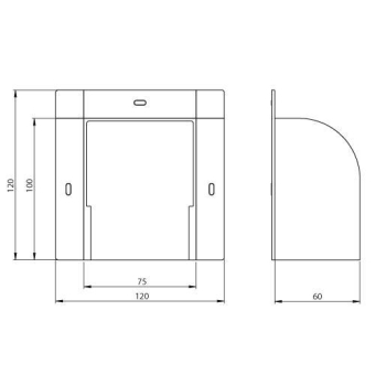 Unex Durchführung gebogen (90°) 31682-02 