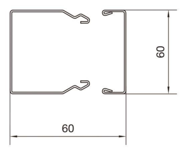 Hager Leitungsführungs-    LFS600600VERZ 