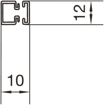 Hager Leitungsführungskanal LF1001009016 
