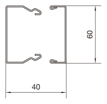 Hager Leitungsführungs-    LFS4006009016 