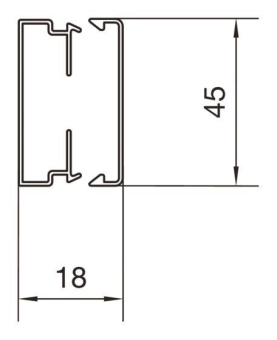 Hager Leitungsführungskanal LF1804507030 