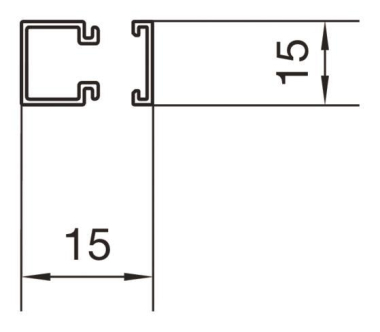 Hager Leitungsführungskanal LF1501509016 