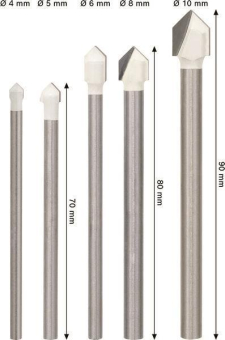 Bosch Fliesenbohrer-Set CYL-9 2608587169 