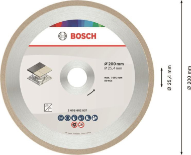 Bosch Diamanttrennscheibe     2608602537 