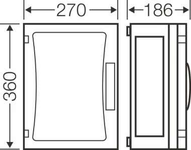 HENS ENYSTAR-Leergehäuse,        FP 0240 