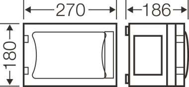 Hensel ENYSTAR Leergehäuse       FP 0140 
