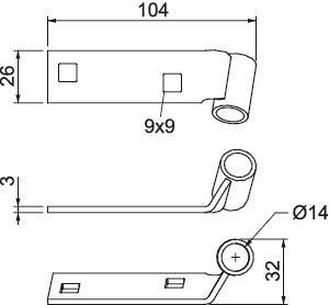 OBO AB AW 30 FT Anschlussbauteil f.AW30 