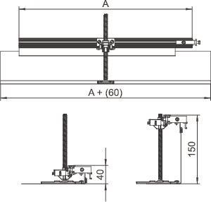 OBO OKA-G30040150FBR Abzweig rechts 