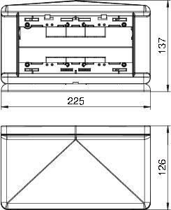 OBO T4L00C7035 Telitank 225x125x125 PA 