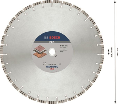 Bosch Diamanttrennscheibe     2608602650 