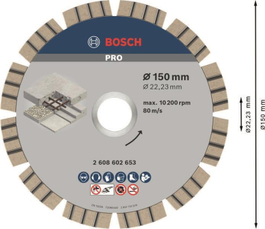Bosch Diamanttrennscheibe     2608602653 