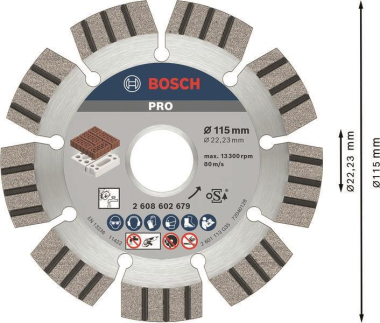 Bosch Diamanttrennscheibe     2608602679 
